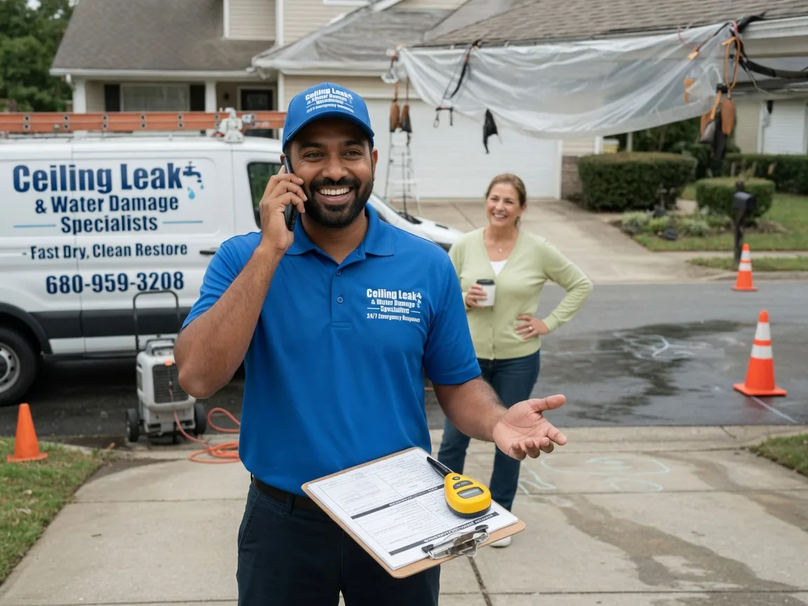 Ceiling Leak Cleanup Highspire, PA FAQs